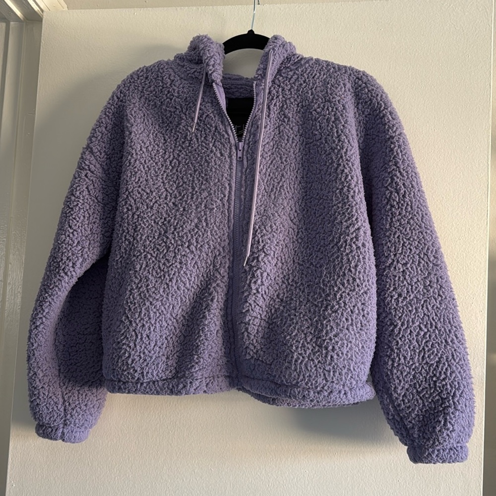 **SOLD** Fuzzy purple jacket